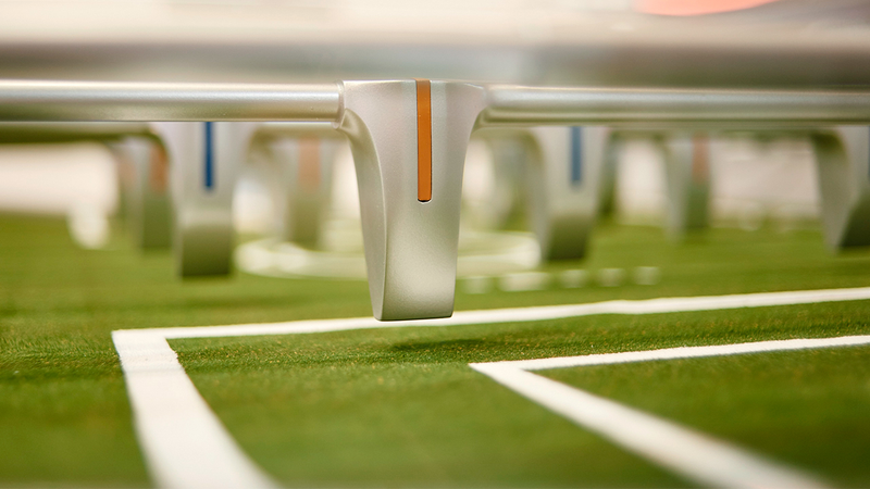 Illustration for article titled Ford Designed a Sleek Futuristic Foosball Table With Actual Grass Turf